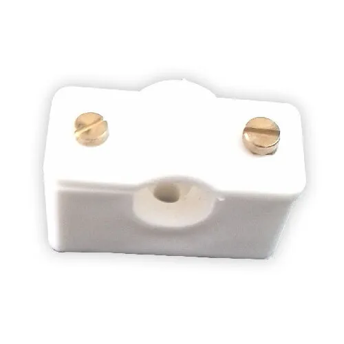 [1058] Plastic Saddle 15mm - Pack of 10