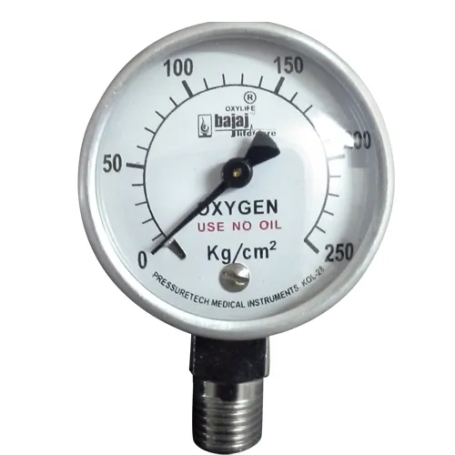 Pressure Gauge Oxygen, 50 mm Dia (0-250 Kg/Cm2)