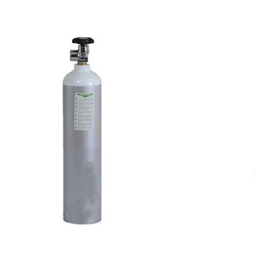 [1193] Oxygen Cylinder 4.5 Ltr (Aluminium Light Weight) with Hand Wheel Valve