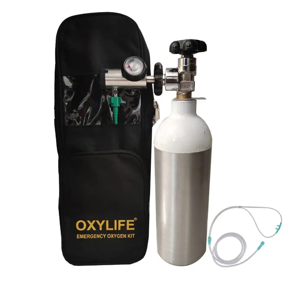 [1204] Portable oxygen kit - Oxylife 2.2 Kit (270 Liters Cylinder)