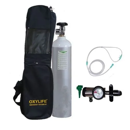 [1351] Portable Oxygen Kit - Oxylife 4.5 Kit (675 Liters Medical Oxygen Cylinder Kit)