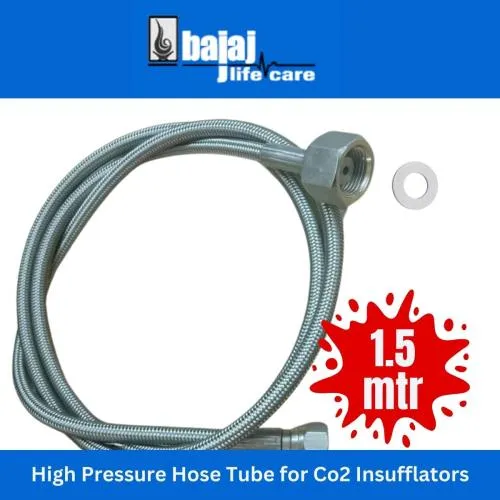 Flexible High Pressure Hose Tube - Laparoscopic CO2 Insufflator Connector
