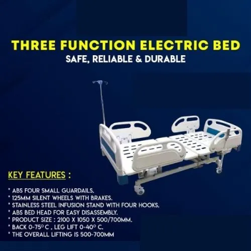 3 Function Bed - Electric Hospital Bed