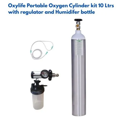 [2803] Oxygen Cylinder kit – Oxylife 10 Ltrs Kit (1500 Liters)