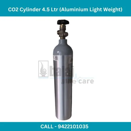 [2801] CO2 Cylinder 4.5 Ltr (Aluminium Light Weight) - Empty