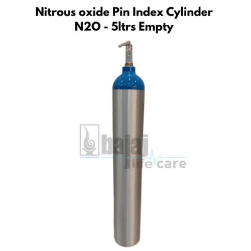 Nitrous Oxide Pin Index Cylinder - N2O - 5ltrs Empty