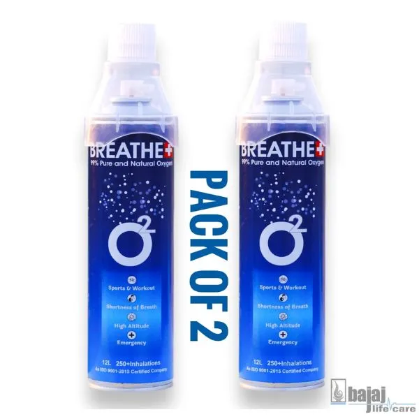 [2550] Portable Oxygen Can (Breathe+) Pack of 2
