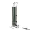 10 Litre Oxygen Cylinder with Aluminium Trolley & Wheels
