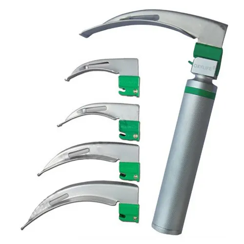 Fiber Optic Laryngoscope Set of 4 Blade