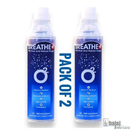 Portable Oxygen Can (Breathe+) Pack of 2